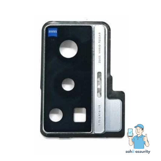 Camera Lens Glass with Frame for Vivo X70 Pro White thumbnail